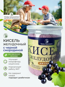 Кисель Овсяный №3 Желудочный с черной смородиной 200г.