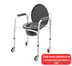 Кресло-туалет Barry WC101 с колесами 