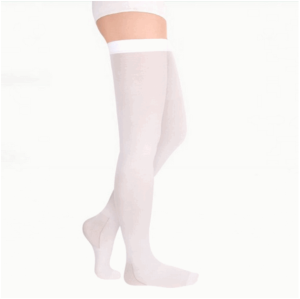 Чулки H-980W CcL2 широкое бедро антиэмболические Стандарт(цв.белый),закрытый носок