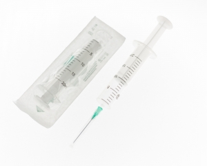 Шприц 10 мл 2х комп. однор.с иглой (0,8 х40мм) (10Б) Луер стерильный