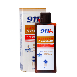 Бальзам 911 Луковый против выпадения волос и облысения 150мл